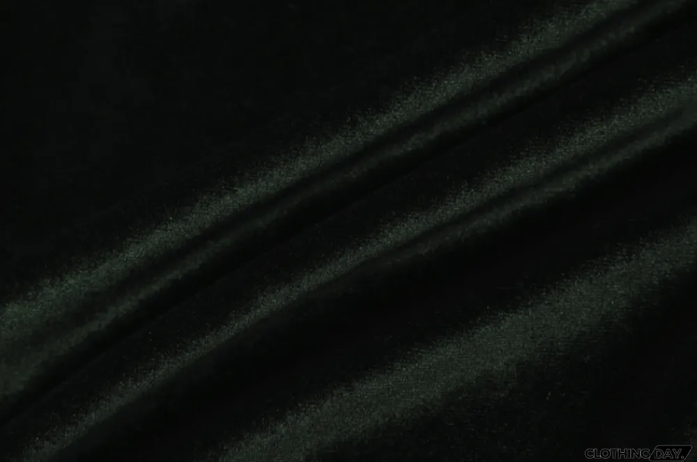 Spring Green Velvet Halter Slit Long Evening Dress