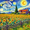 Diamond Painting-5D Full Round Drill Rural Scenery(40x40cm)