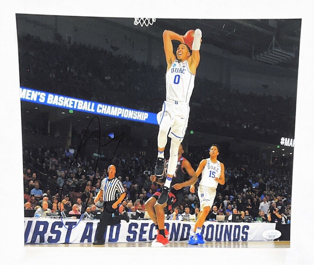 JAYSON TATUM HAND SIGNED AUTOGRAPHED DUKE 11X14 BASKETBALL Photo Poster painting WITH JSA COA