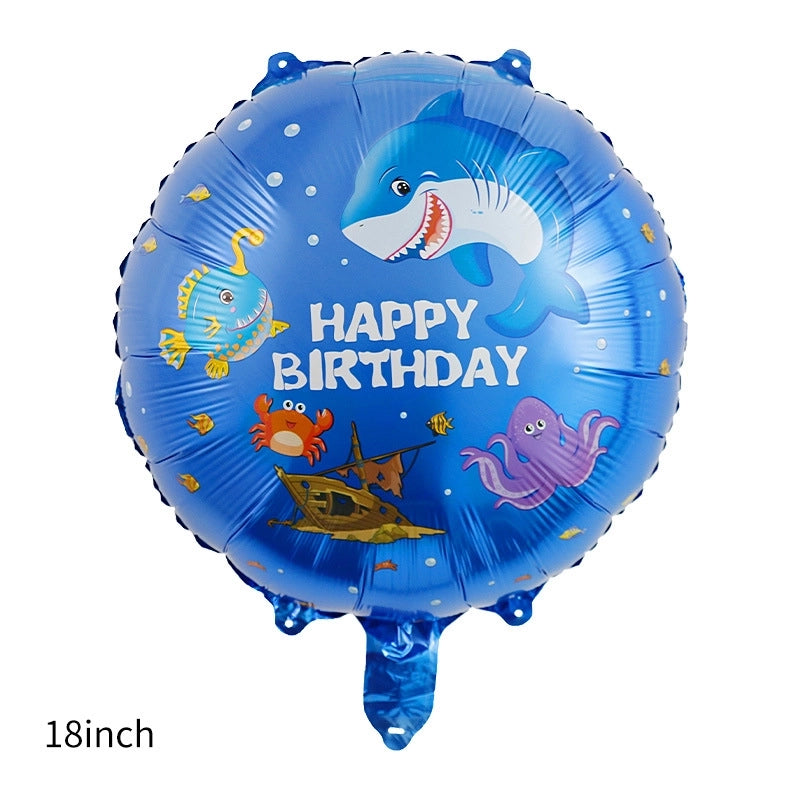 50 Pieces Birthday Letter Aluminum Film Party Balloons 1 Piece
