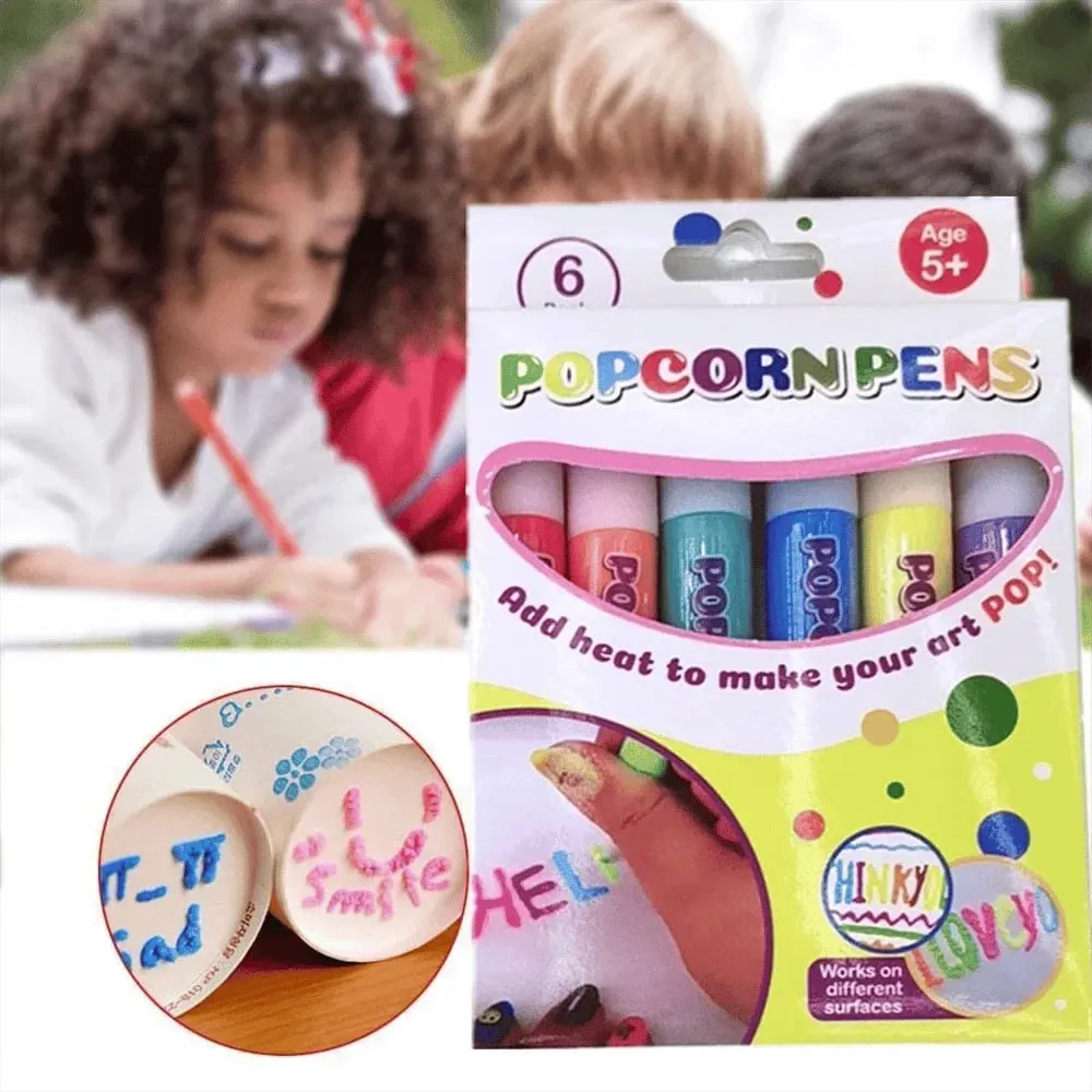 🔥Last Day 50% OFF🎁🔮Magic Pen &ndash; Draw 3D with one stroke!🎄 DIY Bubble Popcorn Drawing Pens🔥