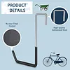 12pcs Coated Hooks Heavy Duty Hook Holder Space Saving for Bicycles Garage Items