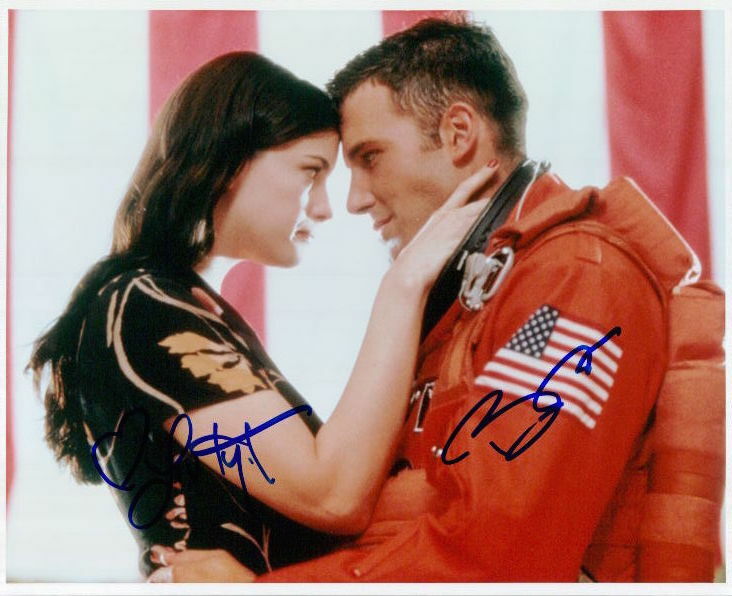 Armageddon (Liv Tyler & Ben Affleck) signed 8x10 Photo Poster painting