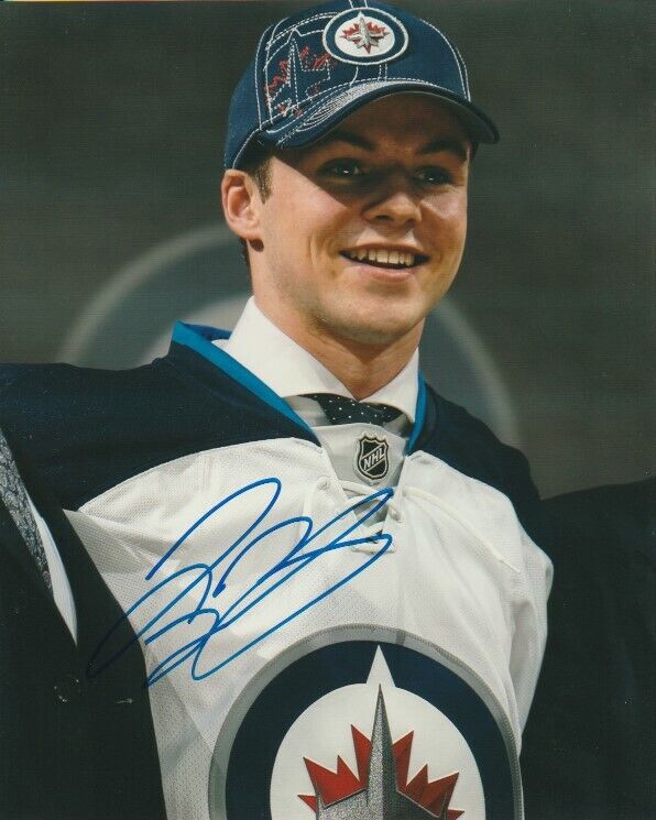 JOSH MORRISSEY SIGNED WINNIPEG JETS 2013 NHL DRAFT 8x10 Photo Poster painting! Autograph