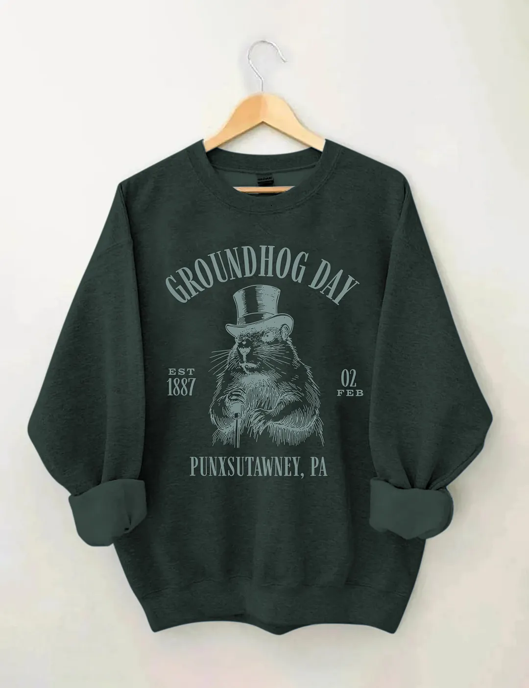 Happy Groundhog Day Sweatshirt