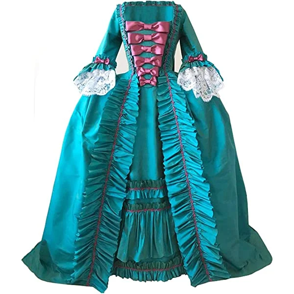 Women's Rococo Dress Victorian Gown