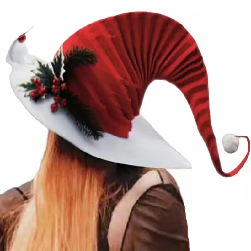 (🎄🎅Christmas Sale - 50% OFF🎁)New Christmas Headwear Red And White Christmas Hat