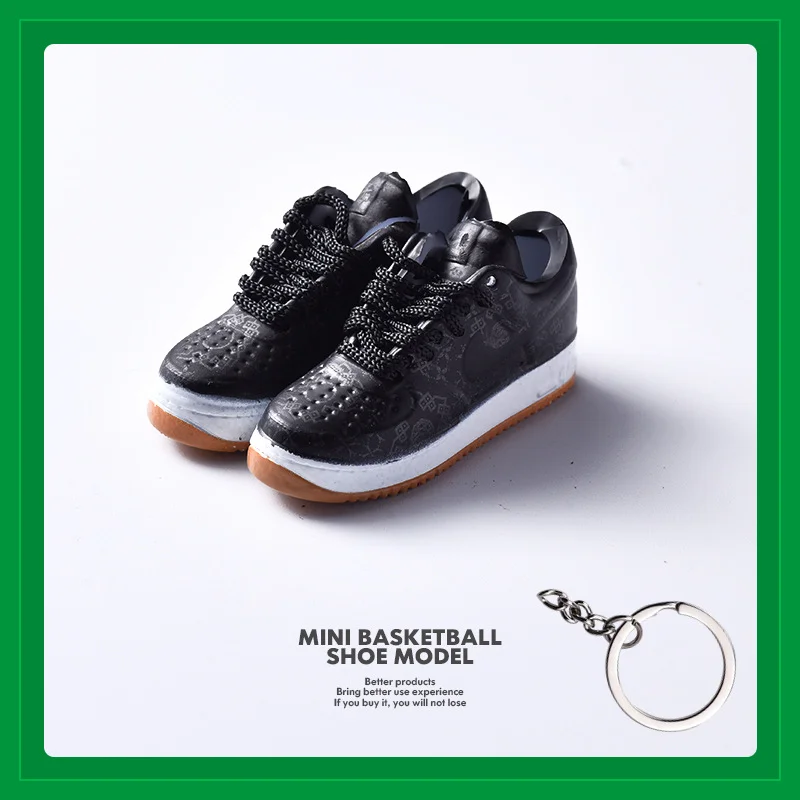 CLOTx Nike Air Force 1 - "Black" - Sneakers 3D Keychain