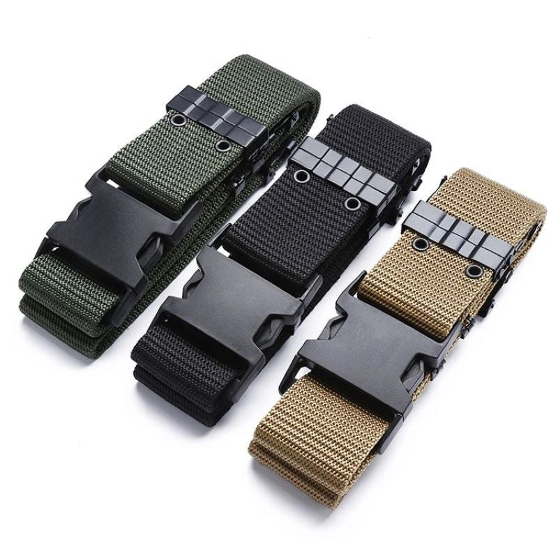 Direct Outdoor Equipment Security Tactics S Outer Belt High Quality Mountaineering Woven Canvas Belt