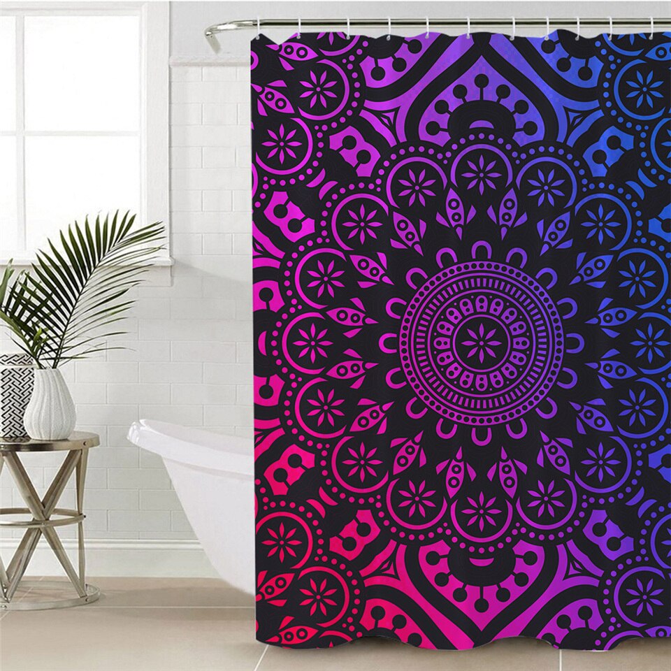 

Mandala - Print Shower Curtain, 180*180cm, 501 Original