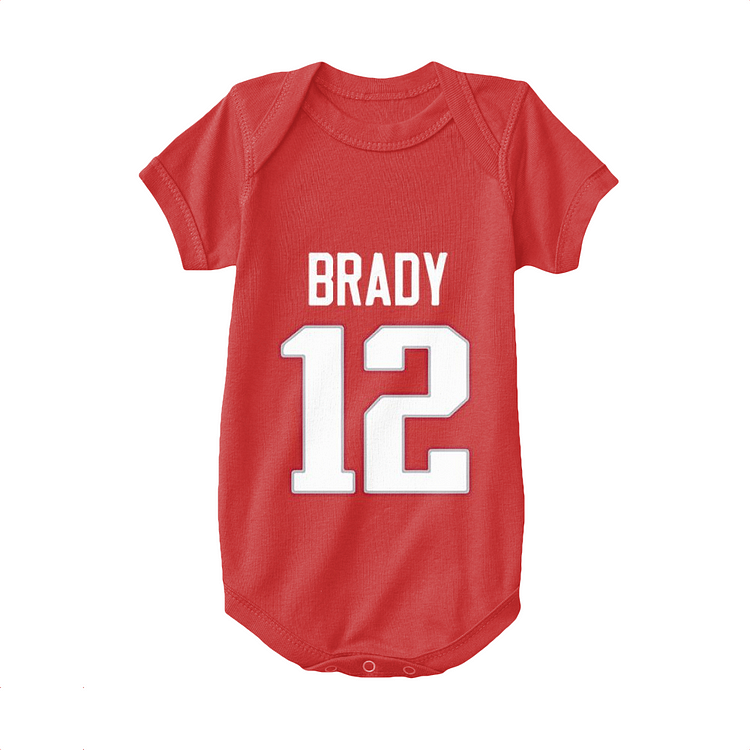 The Number 12 Is Tom Brady, Football Baby Onesie