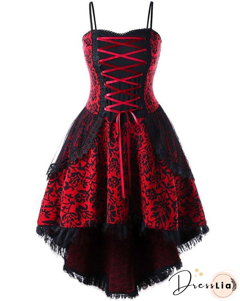 Plus Size Vintage 70s Cosplay Dress Spaghetti Strap Halloween Mini Dress