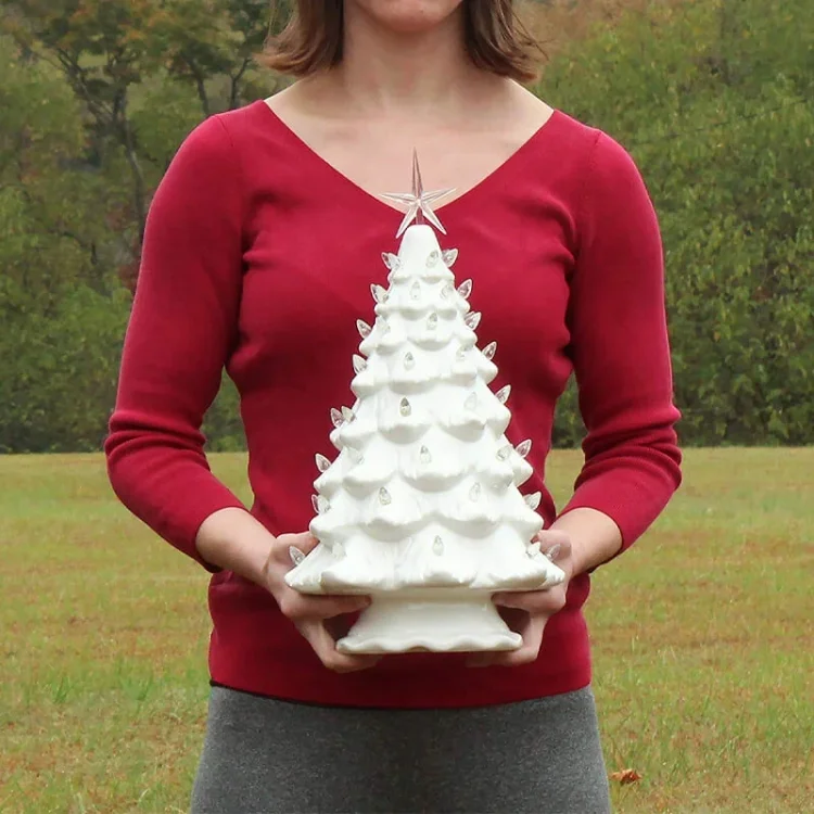 led ceramic christmas tree