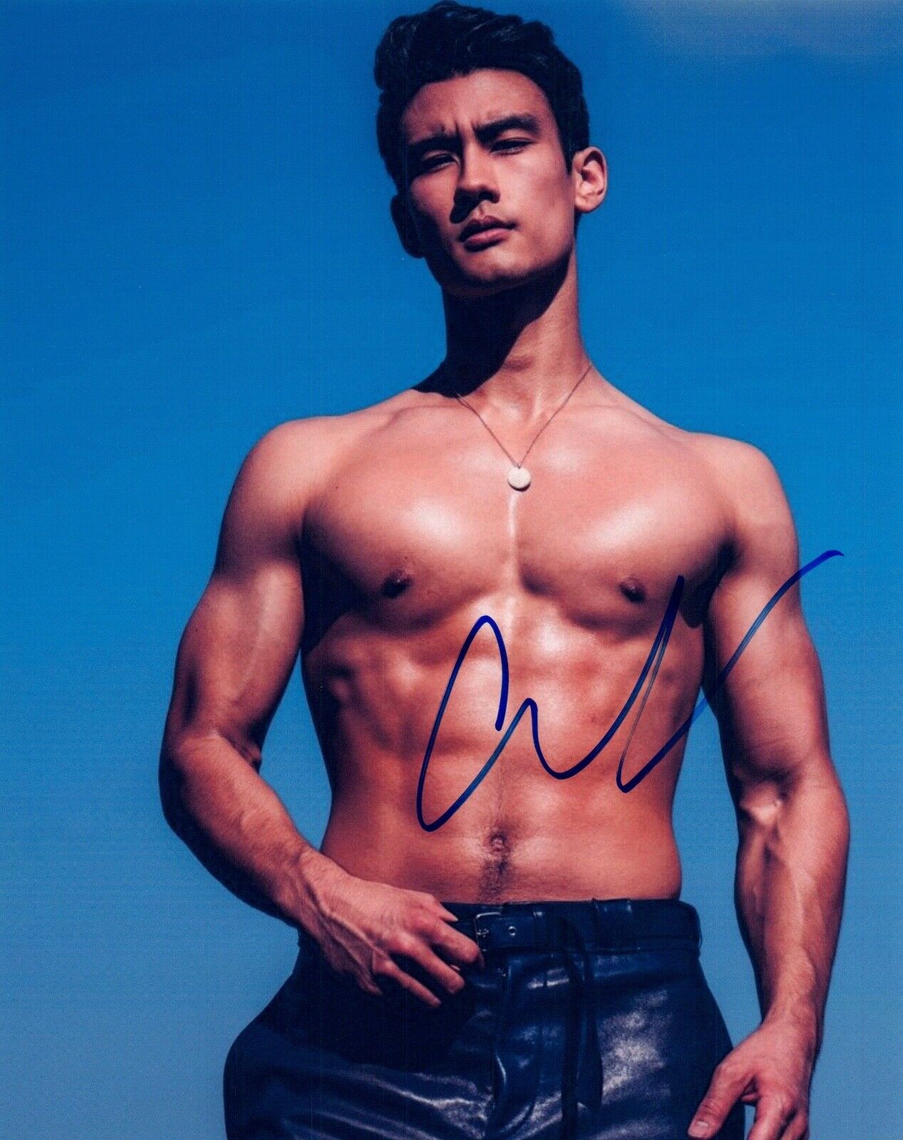 Alex Landi Signed Autographed 8x10 Photo Poster painting GREY'S ANATOMY Actor Shirtless Pose COA