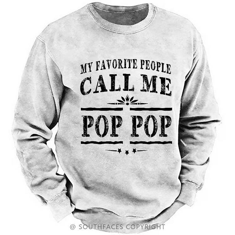 Pop Pop Gifts Grandpa Fathers Day Sweatshirt