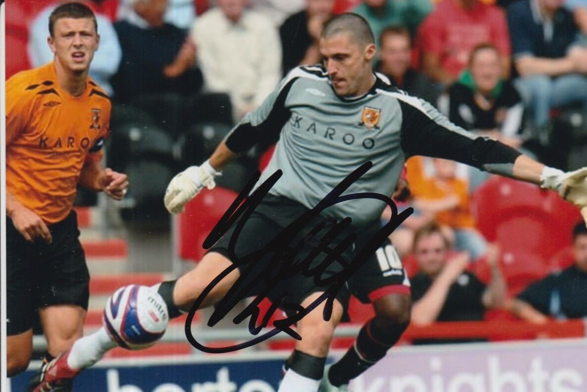 HULL CITY HAND SIGNED MATT DUKE 6X4 Photo Poster painting 7.