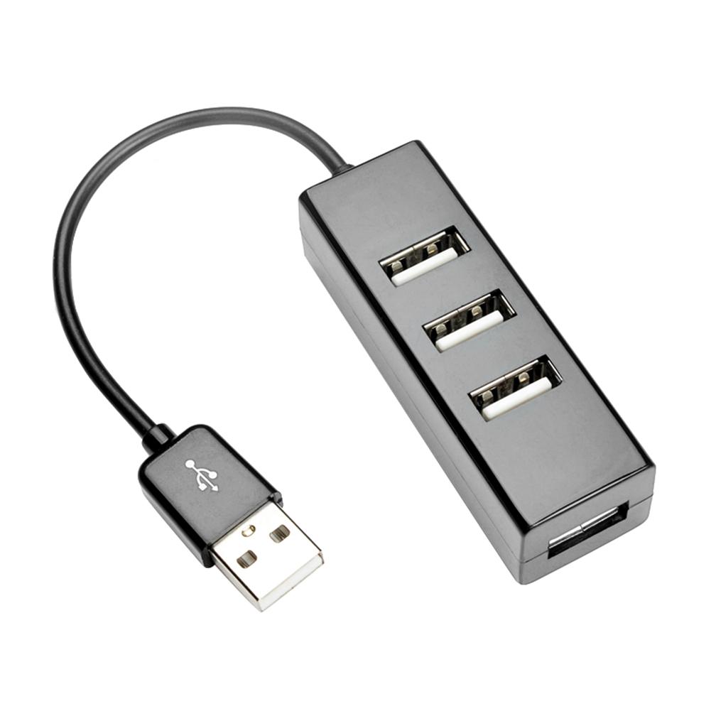 

4 USB 2.0 Multi HUB Splitter 480M USB Expander for Desktop Laptop, Black, 501 Original