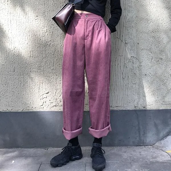 Purple Wide Pants