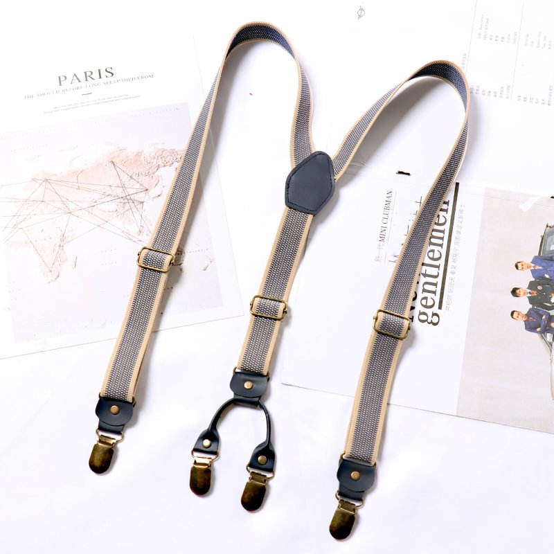 Various Optional Belt Clip Buckle Adjustable Suspenders