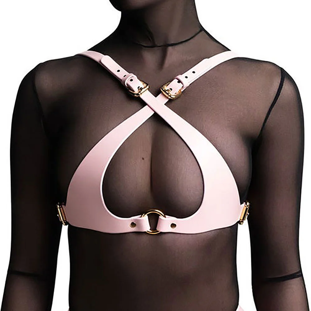 Billionm Fullyoung Sexy Women Faux Leather Lingerie Harness Belt Erotic Suspender Belt Thigh Garter Bondage Rave Gothic Clothing