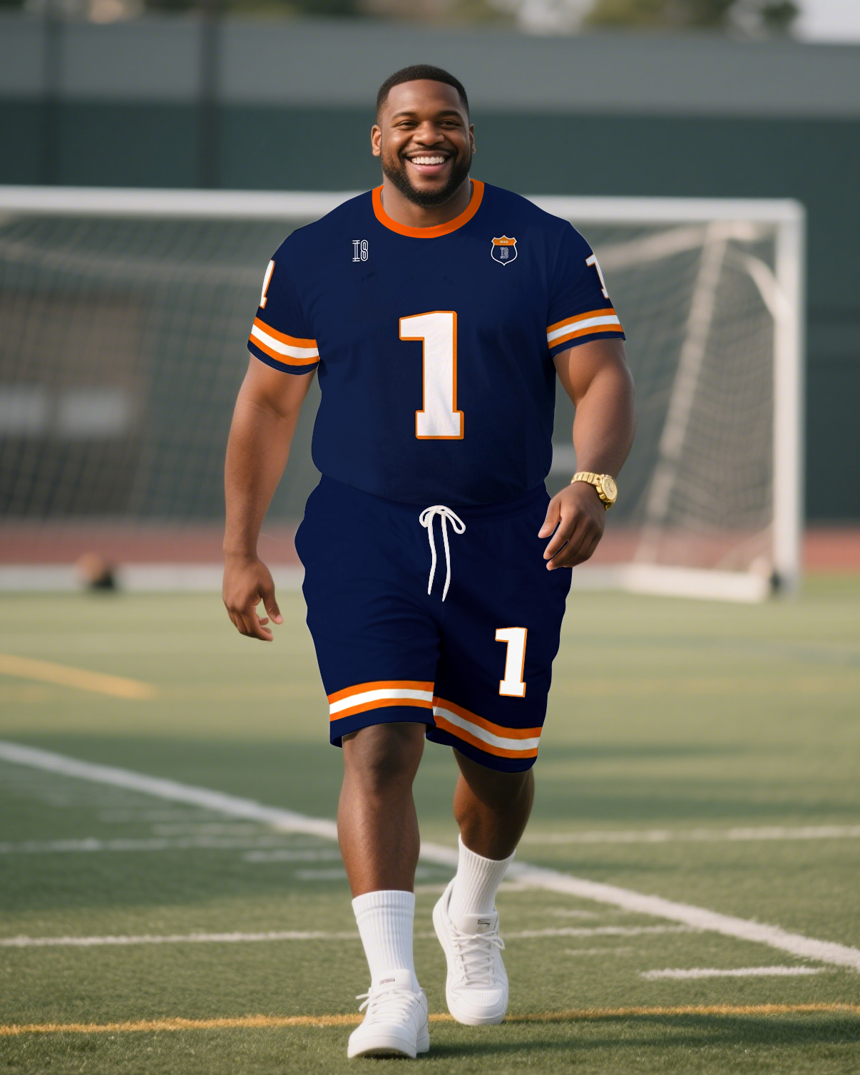 Men's Plus Size Max Verstappen Dutch Redbull F1 Football Jersey T-Shirt Shorts Suit