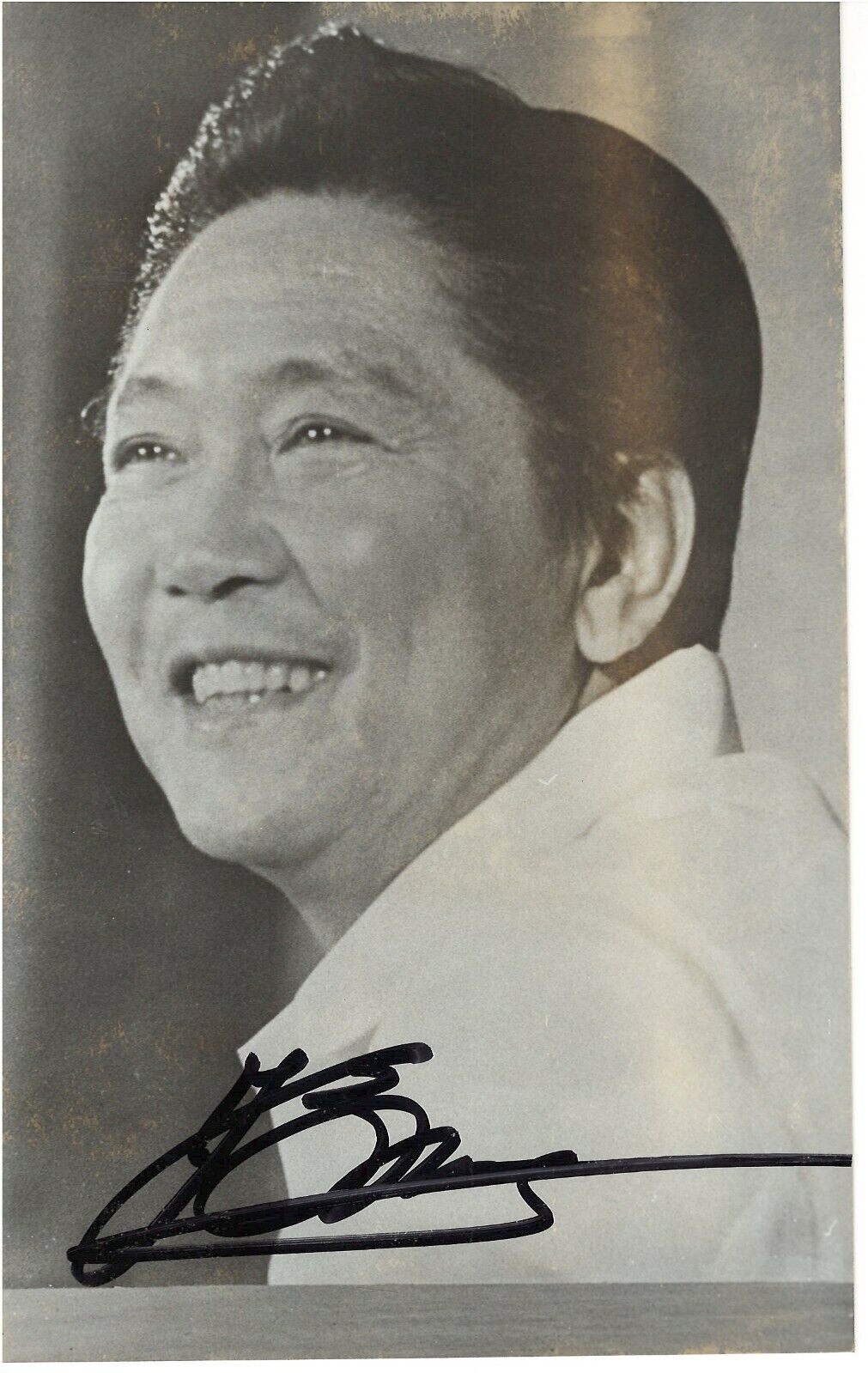 FERDINAND MARCOS FORMER PHILIPPINE PRESIDENT RARE SIGNED Photo Poster painting