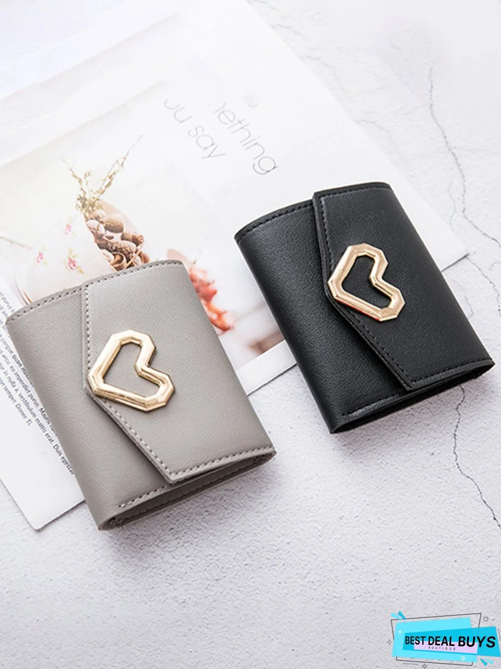 Valentine's Day Heart Multi-Layered Card Holder Wallet