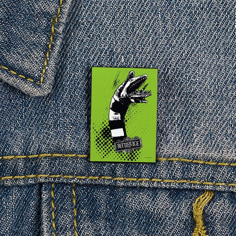 Streetwear Pin Letter Ghost Alloy Unisex Brooches