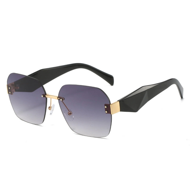 Vintage Style Classic Style Geometric Pc Square Frameless Glasses