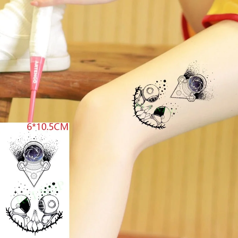 Waterproof Temporary Tattoo Sticker Marine Pirate Anchor Fake Tatto Flash Tatoo Tatouage Wrist Foot Hand Arm For Girl Women Men