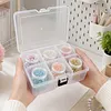 6Pcs Pumpkin Bottles Diamond Painting Containers Multi Purpose Portable Plastic Case Box with Stickers & Compartments Arts Crafts Storage Bottle for Hardware Rhinestone (6Pcs)