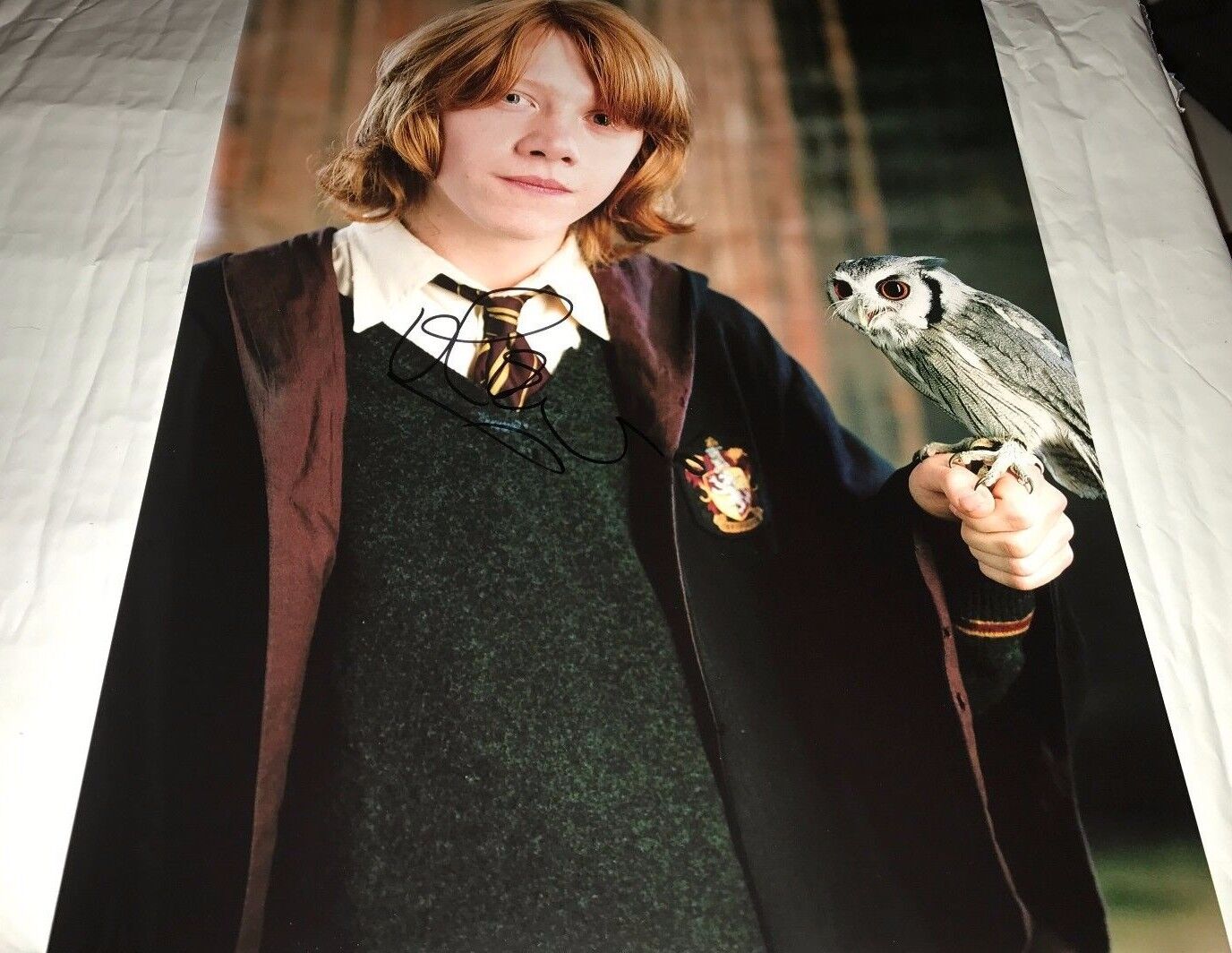 Rupert Grint In Harry Potter Hand Signed 11x14 Photo Poster painting COA Ron Weasley RG 01 Proof