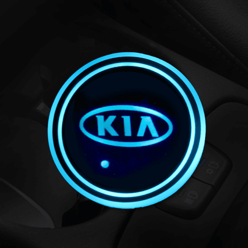 KIA-Compatible LED Cup Holder Light