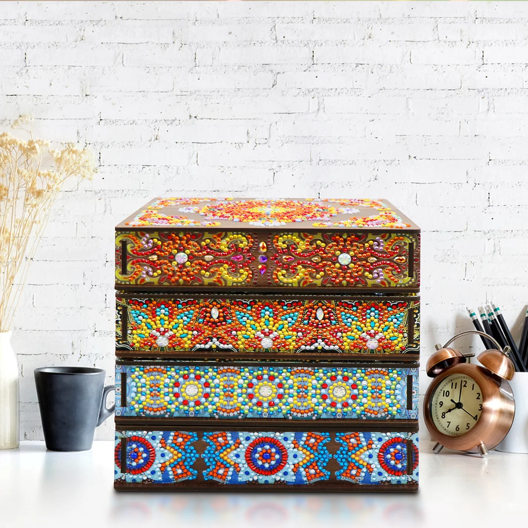 Diamond Painting Jewelry Storage Box DIY Special Shaped Drill Case