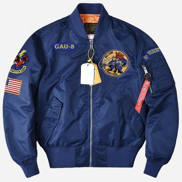 New Fashion Flight Bomber Jacket Men's GAU-8 Wild Boar