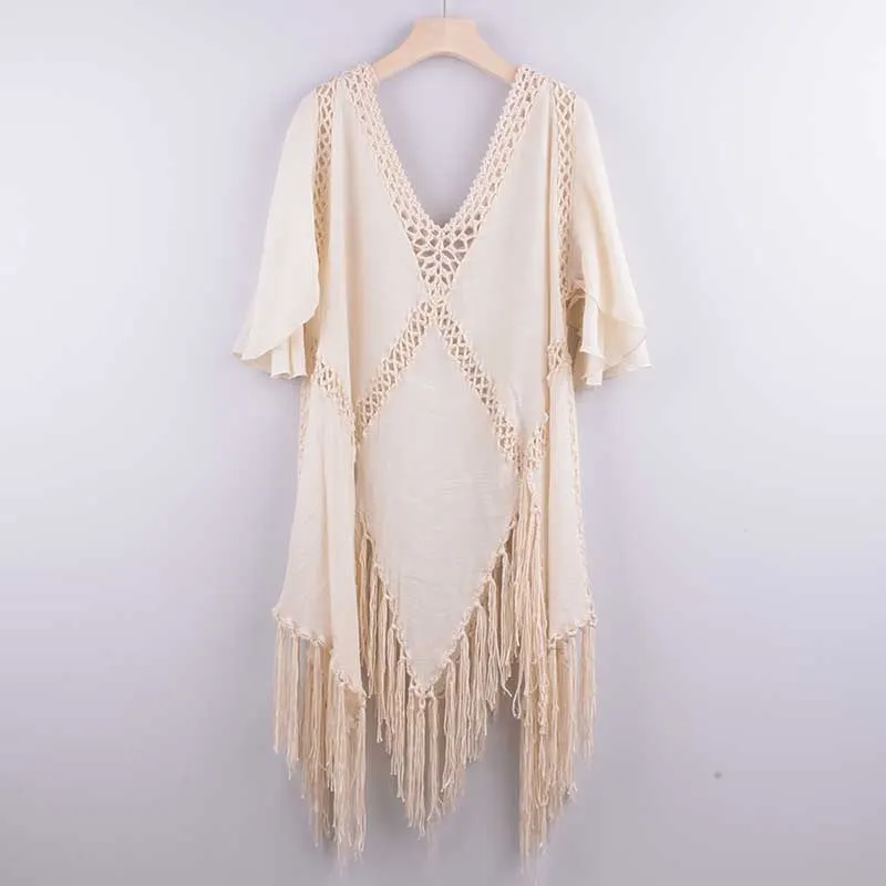 Bathroom Outings Women Pareo For The Beach Cover Up Summer Dress 2021 Irregular Patchwork Polyester Tunic Robe De Plage Bath
