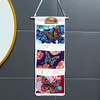 DIY Diamond Painting 3 Pockets Home Organizer Wall Door Hanging Storage Bag Kit
