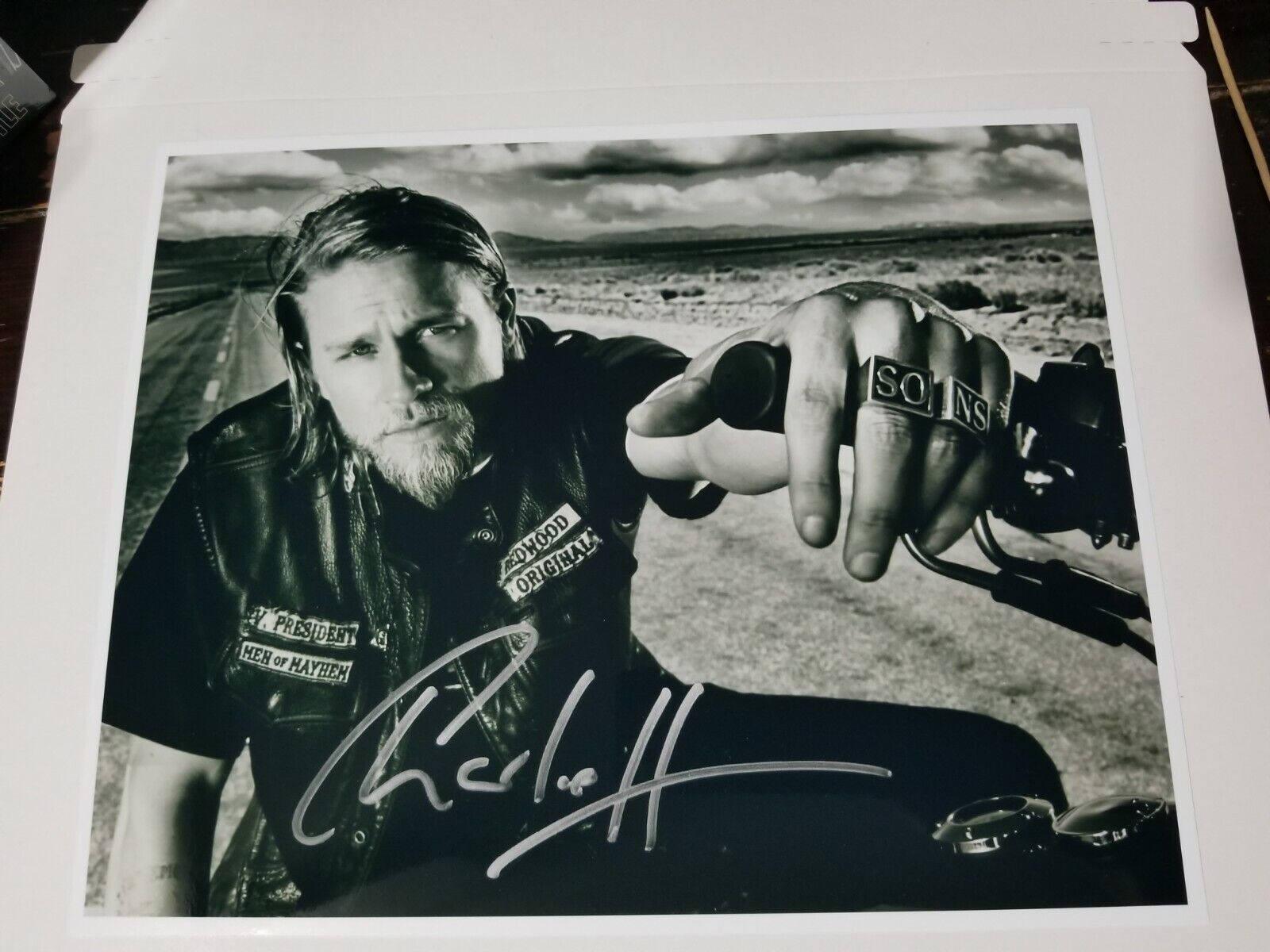 Sons of Anarchy Signed 8x10 Photo Poster painting RP -  Shipping!! Charlie