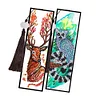 2pcs Creative DIY Diamond Painting Bookmark Special Leather Tassel Kits