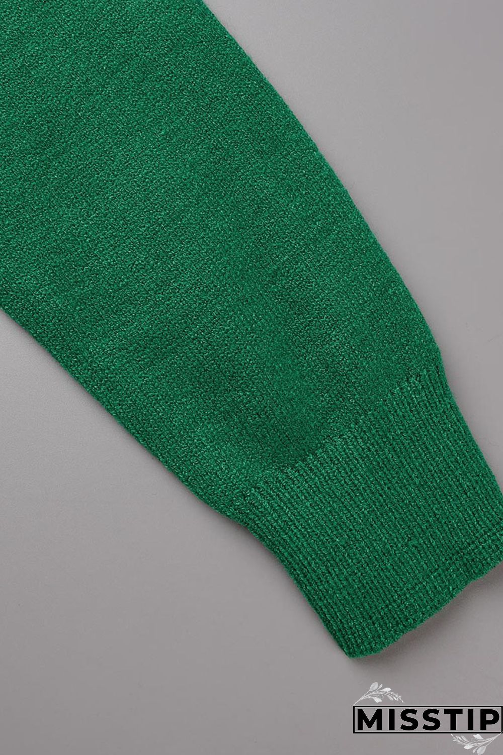 Green Casual Solid Hollowed Out Patchwork Halter Tops