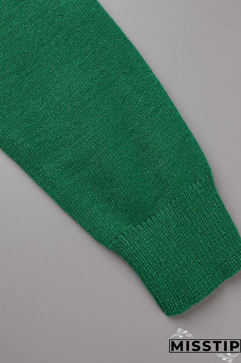 Green Casual Solid Hollowed Out Patchwork Halter Tops