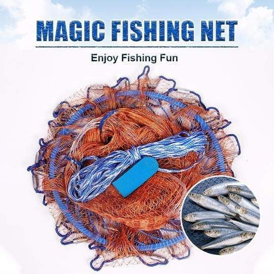 Magic Fishing Cast Net Sinker Included