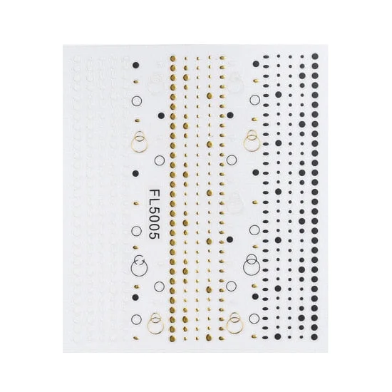 Gold 3D Nail Sticker Curve Stripe Lines Nails Stickers Gradient Adhesive Striping Tape Nail Foil Nail Art Stickers Decals Silver-Nail Inspo