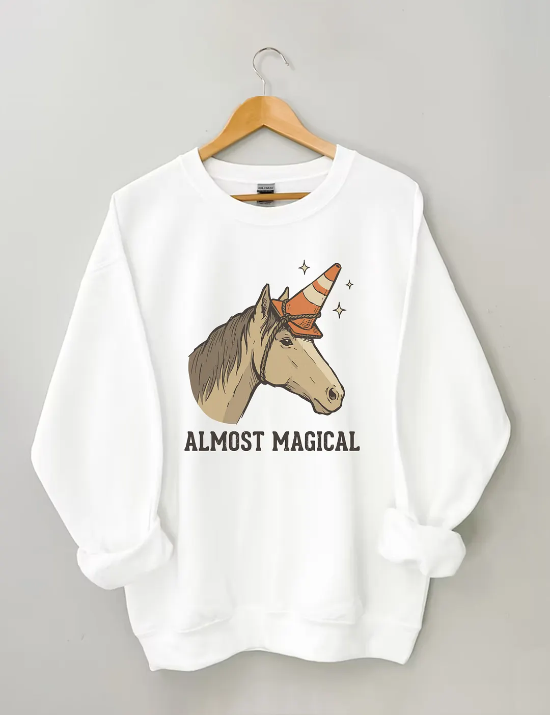Almost Magical Funny Horse Sweatshirt