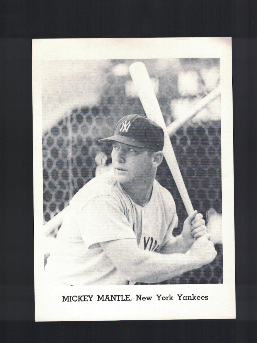 Mickey Mantle New York Yankees 1963 Picture Pack 5x7 Photo Poster painting