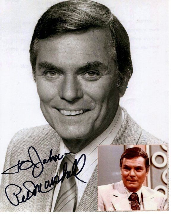 PETER MARSHALL Autographed Signed HOLLYWOOD SQUARES HOST Photo Poster paintinggraph - To John