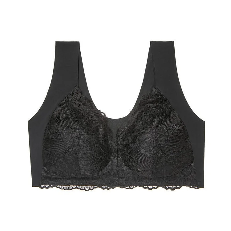 Front Closure Wireless Push Up Bra 