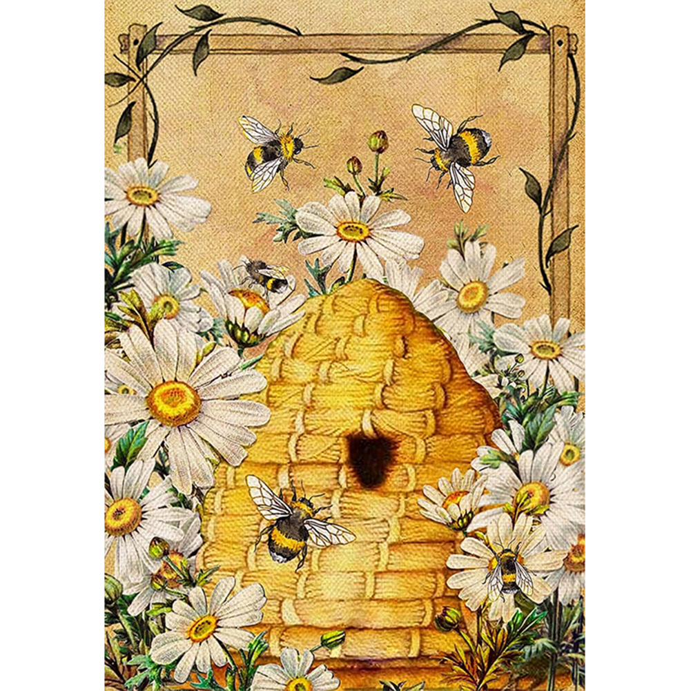 Honey Bee-Paint by Numbers-30*40cm/40*50cm