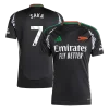 SAKA #7 Arsenal Away Soccer Jersey 2024/25