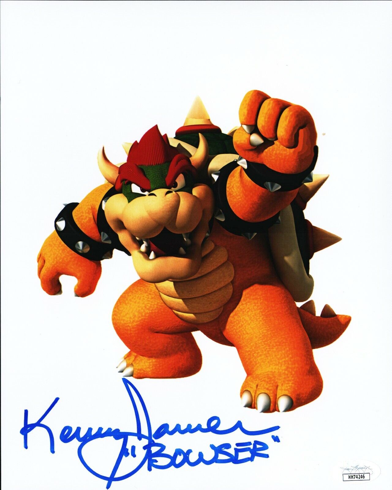 Kenny James Bowser Super Mario Signed Autograph 8x10 Photo Poster painting JSA Certified COA